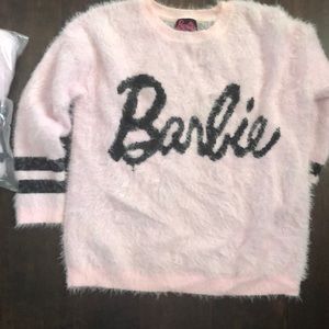 Barbie fuzzy sweater